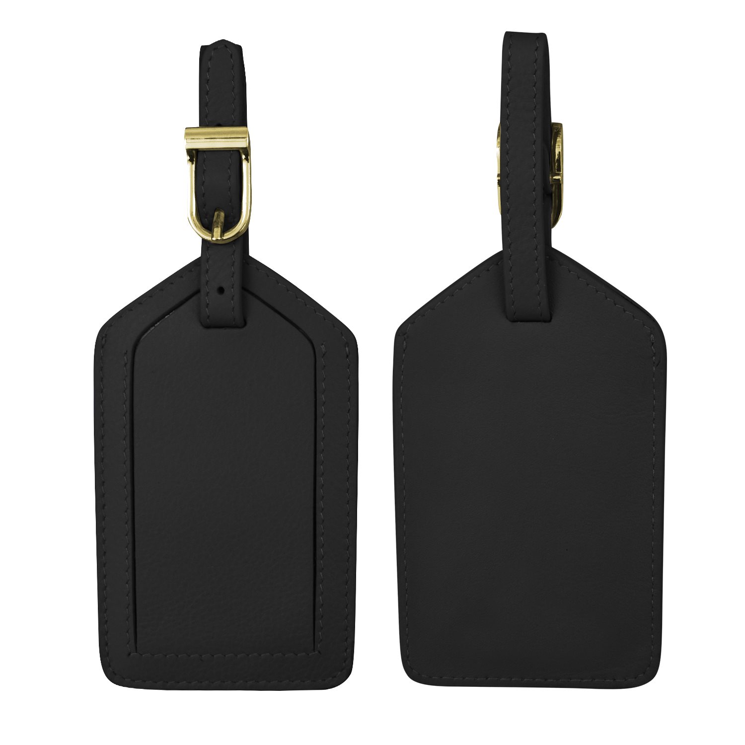 Gold Buckle Luggage Tag