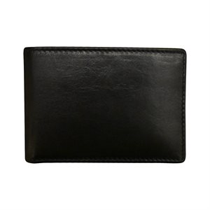Men's Wallet Compact Bifold with Back Slip