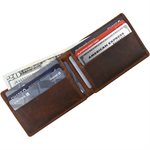 Men's Wallet Compact Bifold with Back Slip