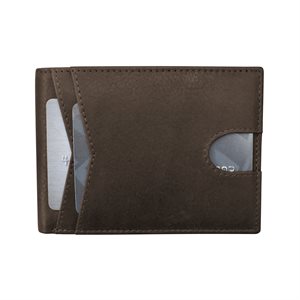Men's Wallet Aniline Front Pocket Bifold