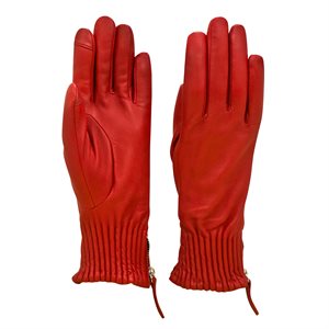 Ribbed Zip Tech Gloves