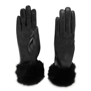Fur Cuff Tech Gloves